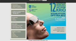 Desktop Screenshot of kongreskrio.pl